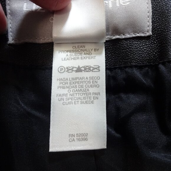 Liz Claiborne black Blazer, 100% Leather, size M - Picture 4 of 13